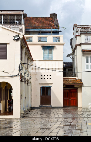 Shop terrace houses Leong San Tong Khoo Kongsi, George Town, Penang, Malaysia Stock Photo