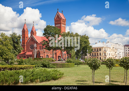 Catholic chapel St Simon and St Elena. Minsk. Belarus. Stock Photo