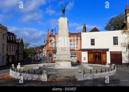 hertford county town centre hertfordshire england uk Stock Photo