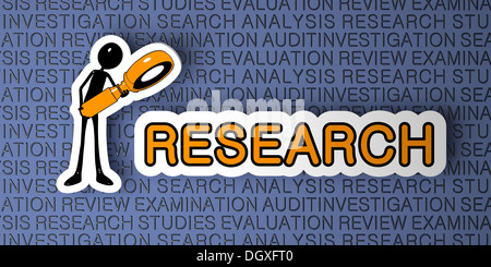 Research Concept. Stock Photo