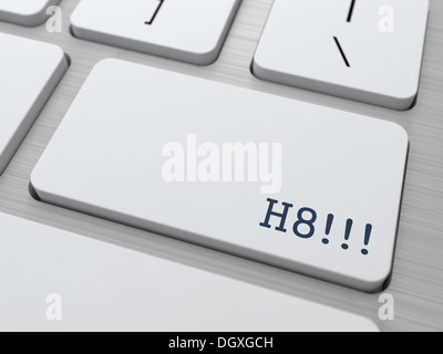 H8. Internet Concept. Stock Photo