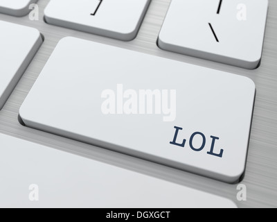 LOL. Internet Concept. Stock Photo