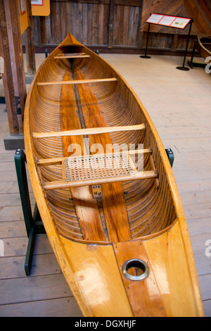 New York, Clayton. Antique Boat Museum.16 foot vintage ...