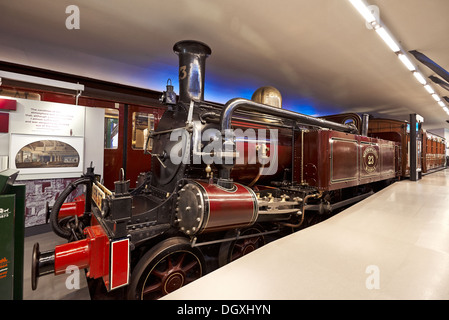 The London Transport Museum, or LT Museum based in Covent Garden, London Stock Photo