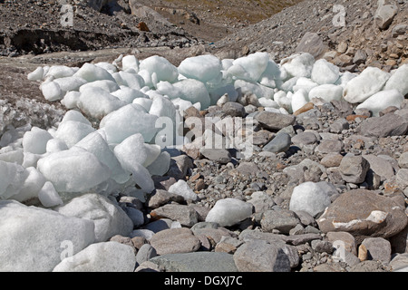 Glaciers of Kaunertal, Austria Stock Photo