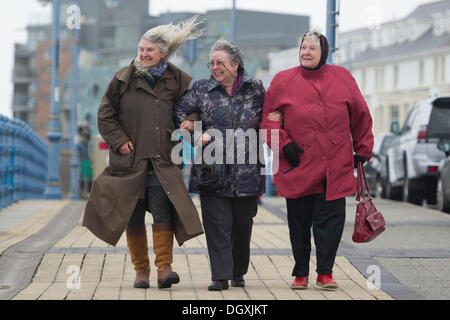 Porthcawl, Wales, UK. October 27. Strong winds at Porthcawl, South Wales as a major atlantic storm moves across the UK. The stormy weather will continue into Monday with winds gusting at up to 80mph.  Matthew Horwood / Alamy Live News Stock Photo