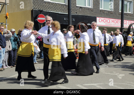 Trevithick Day; Camborne; Cornwall; Dancers Stock Photo