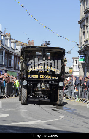 Trevithick Day; Camborne; Cornwall; Steam Lorry Stock Photo