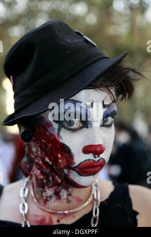 Zombie walk in Montpellier, Occitanie France Stock Photo
