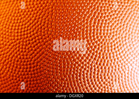 Closeup of orange basketball texture Stock Photo