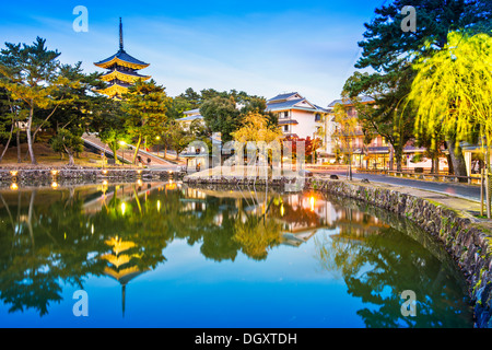 Nara, Japan at Sarusawa Pond. Stock Photo