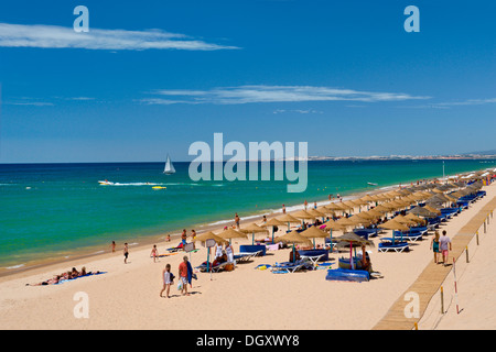 Portugal, the Algarve, Quinta do Lago beach in summer Stock Photo