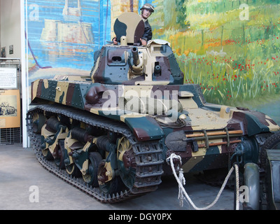 AMC 35, tank museum, Saumur, France, pic-1 Stock Photo