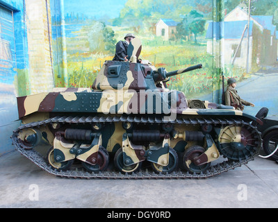 AMC 35, tank museum, Saumur, France, pic-3 Stock Photo