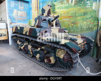 AMC 35, tank museum, Saumur, France, pic-4 Stock Photo