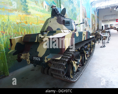 AMC 35, tank museum, Saumur, France, pic-7 Stock Photo
