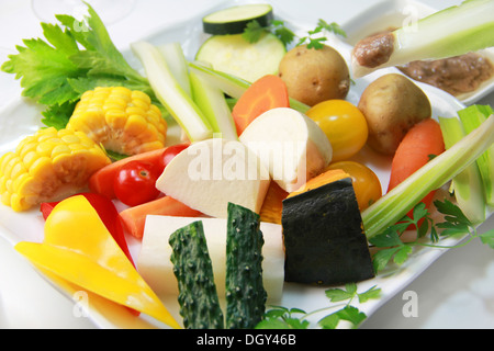 Bagna cauda Stock Photo