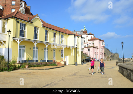 Beach promenade, Cromer, Norfolk, England, United Kingdom England, United Kingdom Stock Photo