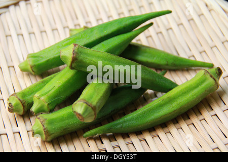 Okra Stock Photo