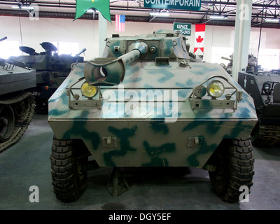 EE-9 Cascavel 2 in the tank museum, Saumur, France, pic-2 Stock Photo