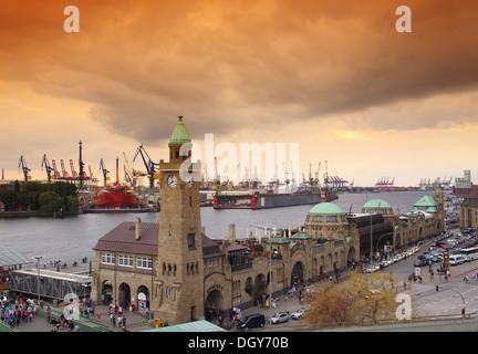 Hamburg Landungsbruecken - St. Pauli Landing Stages 03 Stock Photo