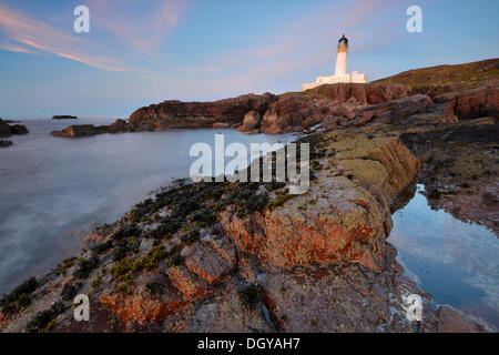 Evening views of the Atlantic from the Rua Reidh Lighthouse, Melvaig, Gairloch, Western Ross, Scotland, United Kingdom, Europe Stock Photo