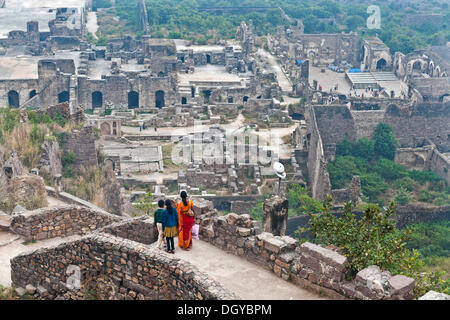 GolcondaFort, Hyderabad, Andhra Pradesh, India, Asia Stock Photo