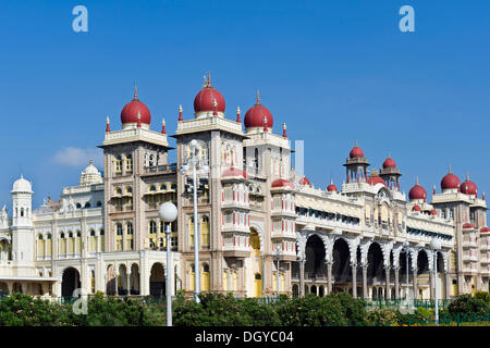 Palace of Mysore, Karnataka, South India, India, Asia Stock Photo