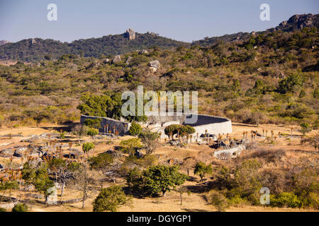 Western Enclosure, Great Zimbabwe, near Masvingo, Zimbabwe, Africa Stock Photo