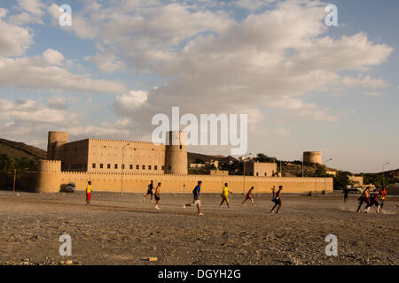 Village of Birkat Al-Mawz, Ad Dakhiliyah region, Oman Stock Photo