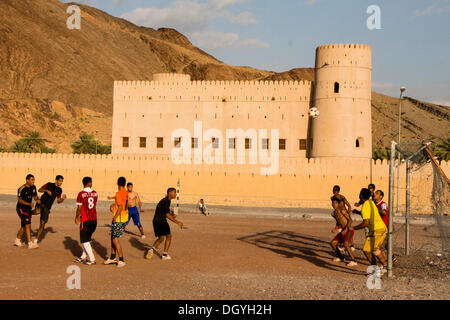 Village of Birkat Al-Mawz, Ad Dakhiliyah region, Oman Stock Photo