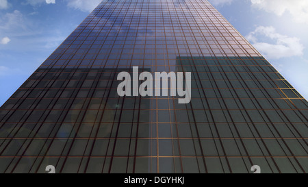 Windows of an office building, low angle view, close-up Stock Photo