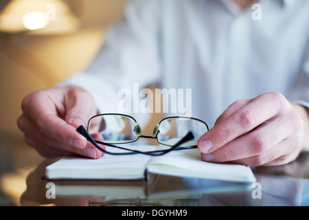 reading at home Stock Photo