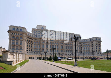 Parliament Palace, Bucharest, Romania, Europe Stock Photo