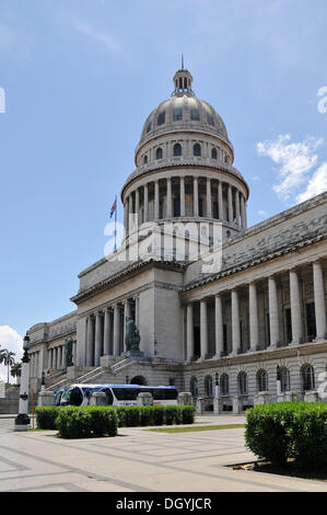 Capitol, old town, Havana, Cuba, Caribbean, Central America Stock Photo