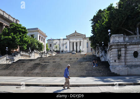 University, Havana, historic district, Cuba, Caribbean, Central America Stock Photo