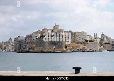View of Senglea, Valletta, Malta, Europe Stock Photo