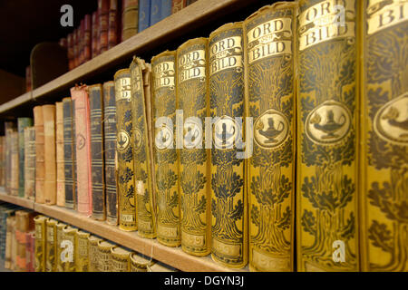 Books in Stockholm City Library or Stadsbiblioteket, Stadtteil Vasastan, Stockholm, Stockholm County, Sweden Stock Photo