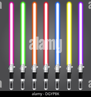 Lightsaber set Stock Photo