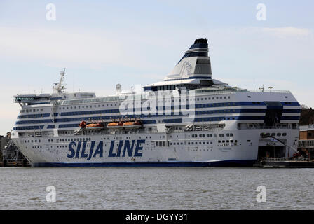 MS Silja Serenade, cruiseferry, Helsinki, Finland, Europe Stock Photo