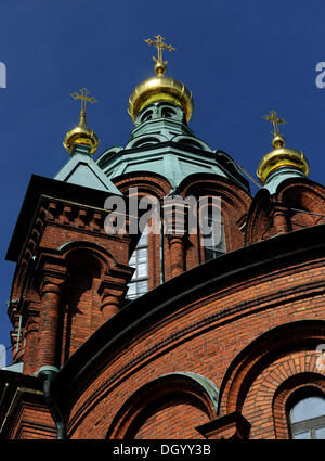 Uspenski Cathedral in Helsinki, Finland, Europe Stock Photo