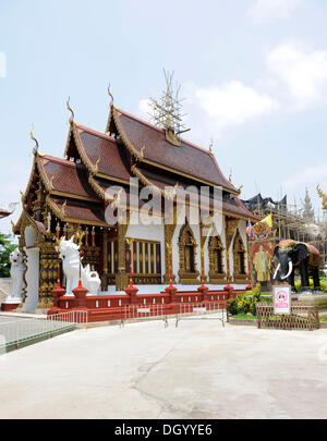 Wat San Muang Ma Luang Temple in Chiang Mai, Thailand, Asia Stock Photo