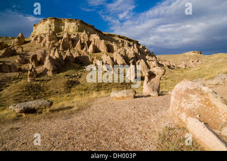 Tufa landscape, Cappadocia, central Anatolia, Turkey, Asia Stock Photo