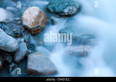 Mountain stream, Nationalpark Ecrins, Rhone Alpes, Département Isère, Rhône-Alpes, France Stock Photo