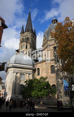 Aachen Cathedral, Aachen, North Rhine-Westphalia Stock Photo