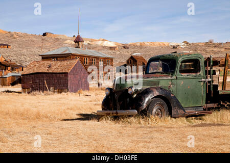 Ghost town of Bodie, Bodie, California, United States Stock Photo