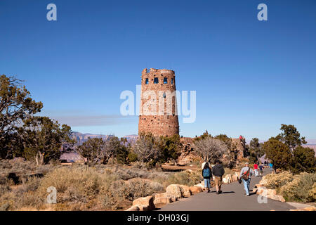 Desert View Watchtower, Grand-Canyon-Nationalpark, Arizona, United States Stock Photo