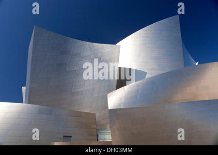 Walt Disney Concert Hall, modern architecture by Frank Gehry, Los Angeles, California, United States Stock Photo