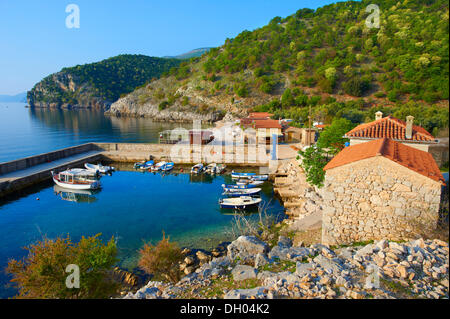 Beli harbour, Cres Island, Croatia, Europe Stock Photo