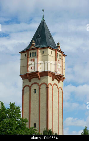 Old water tower, Straubing, Lower Bavaria, Bavaria, PublicGround Stock Photo